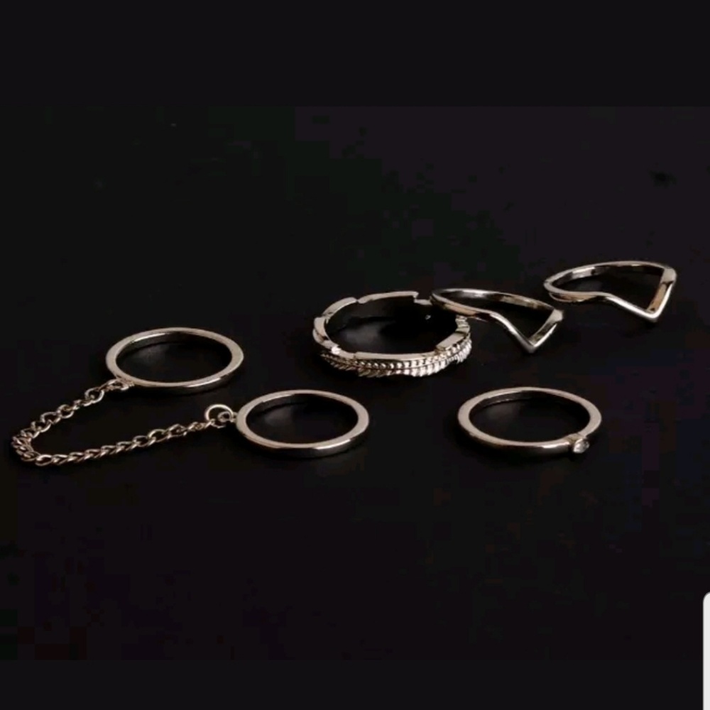 NEW Stackable Boho Ring Set - Picture 2 of 4